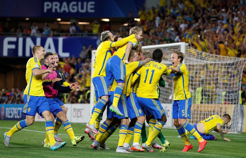 © Reuters. Portugal v Sweden - UEFA European Under 21 Championship - Czech Republic 2015 - Final