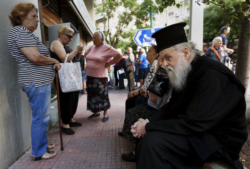 © Reuters. LA GRÈCE EN DÉFAUT DE PAIEMENT