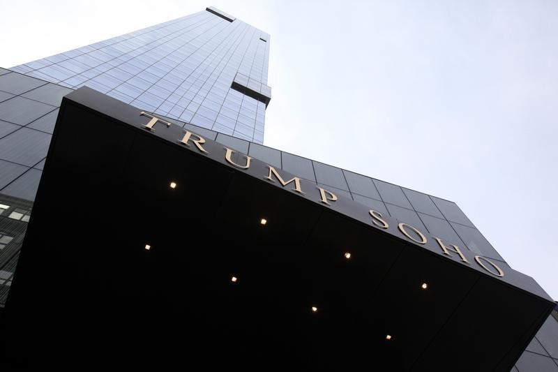 © Reuters. The Trump Soho Hotel is seen in New York