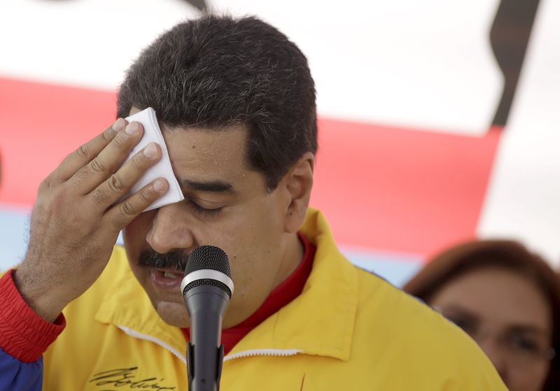 © Reuters. Presidente da Venezuela, Nicolás Maduro, durante entrevista coletiva em Caracas