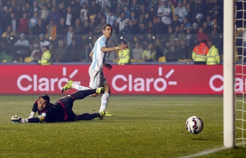 © Reuters. Argentina llega en su pico de rendimiento a final de Copa América, dice Gareca