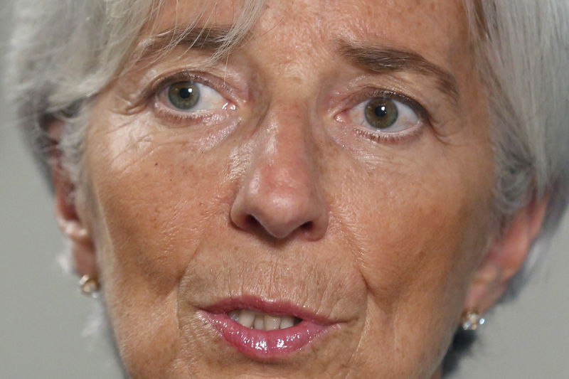 © Reuters. Il numero uno del Fmi Christine Lagarde 