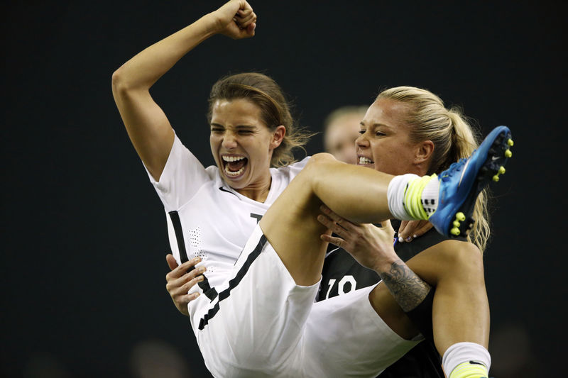 © Reuters. Soccer: Women's World Cup-Semifinal-United States at Germany