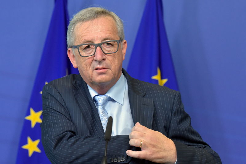 © Reuters. Presidente-executivo da Comissão Europeia, Jean-Claude Juncker, em Bruxelas