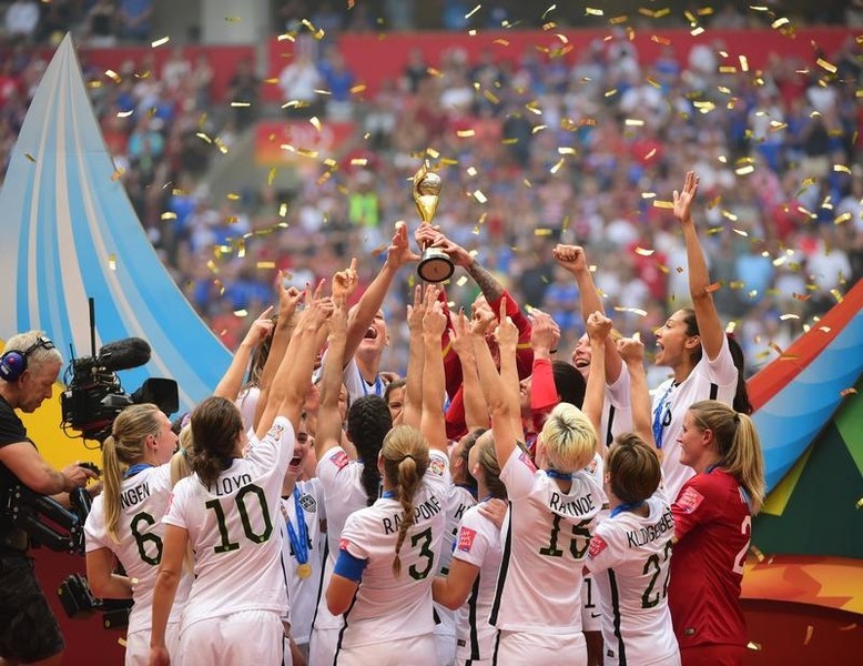 © Reuters. Soccer: Women's World Cup-Final-Japan at United States