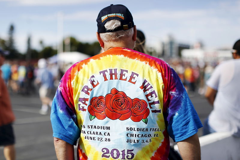 © Reuters. Fã do Grateful Dead 