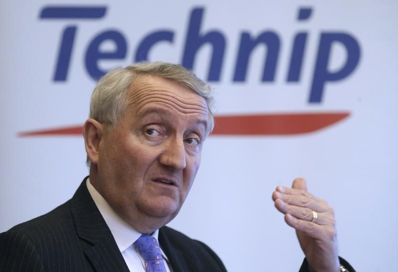 © Reuters. TECHNIP LANCE UNE RESTRUCTURATION, VEUT SUPPRIMER 6.000 EMPLOIS