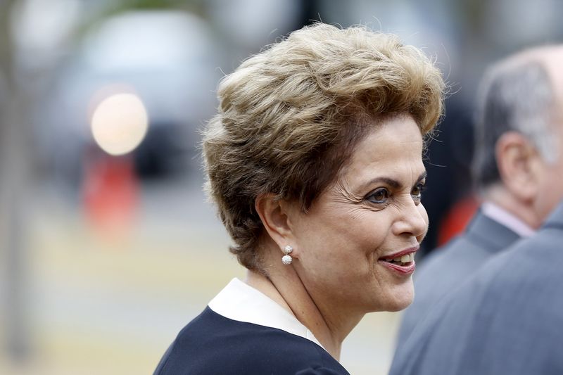 © Reuters. Presidente Dilma Rousseff visita  Nasa, em Mountain View