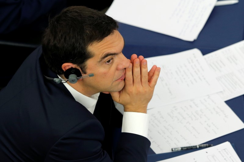 © Reuters. Grecia solicita formalmente un préstamo al fondo de rescate de la zona euro