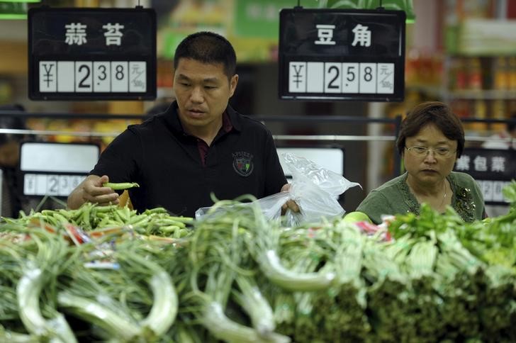 © Reuters. التضخم في الصين يرتفع الي 1.4% في يونيو متجاوزا التوقعات