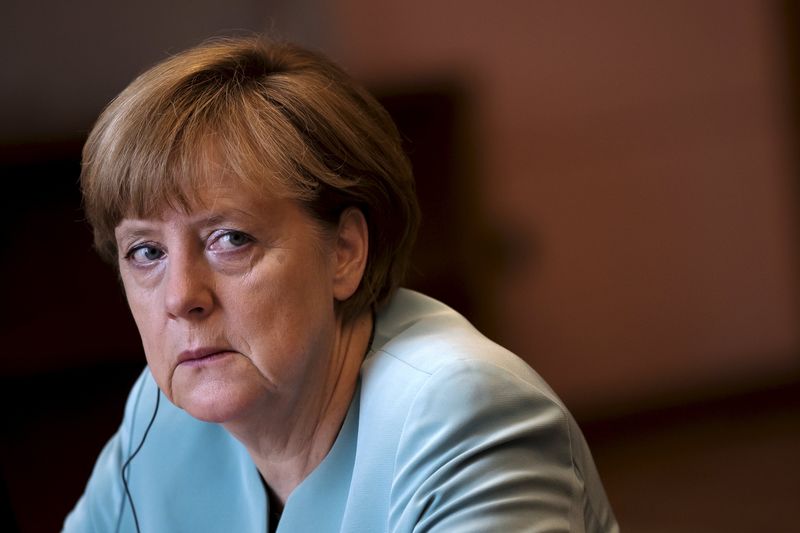 © Reuters. Merkel descarta una quíta en los préstamos europeos a Grecia
