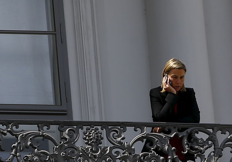 © Reuters. Chefe de política externa da União Europeia, Federica Mogherini, em Viena