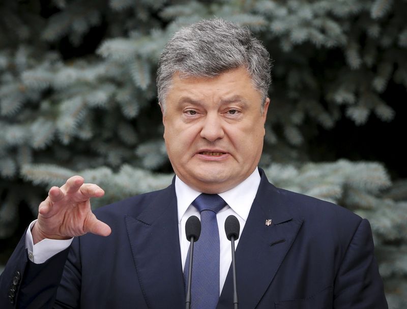 © Reuters. Presidente Petro Poroshenko em Kiev