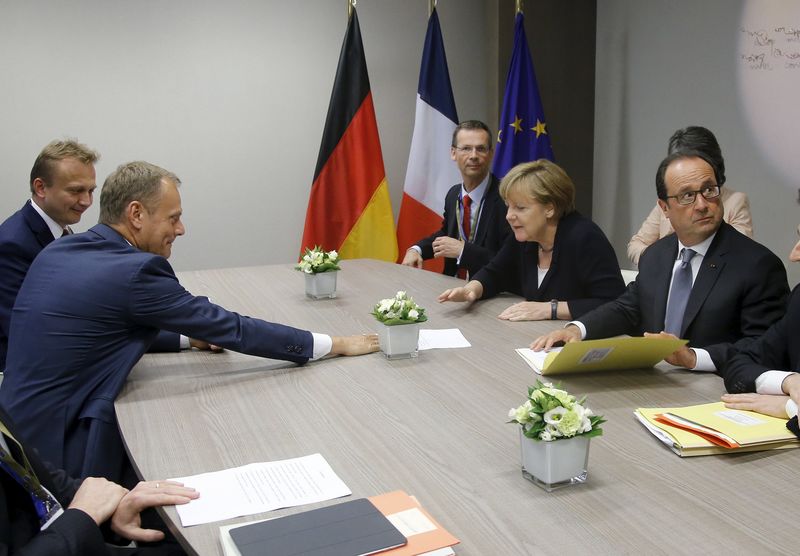 © Reuters. Tusk cancela la cumbre de la UE mientras continúa la reunión de la eurozona
