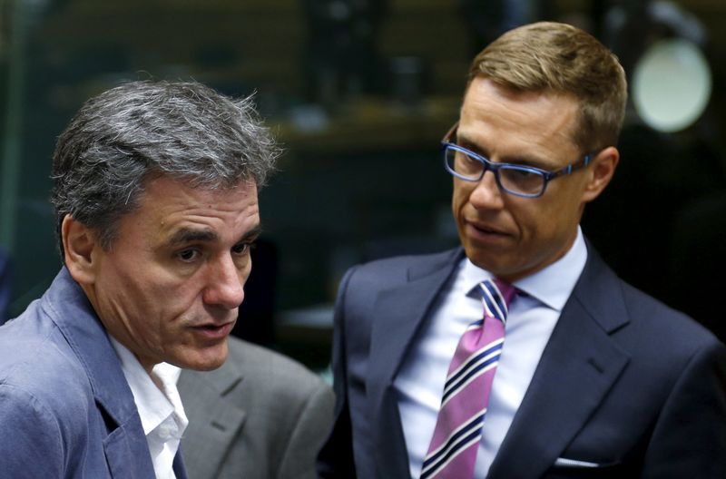 © Reuters. Grecia debe aprobar nuevas leyes antes del miércoles para rescate -Stubb