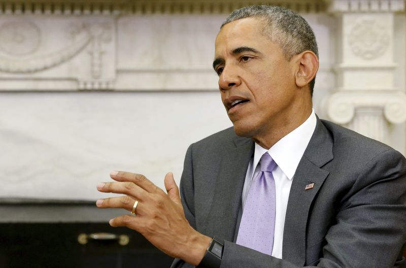 © Reuters. أوباما يخفف 46 حكما بالسجن مع سعيه لإصلاح القانون الجنائي
