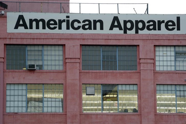 © Reuters. The American Apparel factory headquarters is pictured in Los Angeles, California