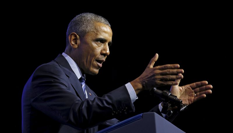 © Reuters. Obama speaks at the NAACP's annual convention in Philadelphia