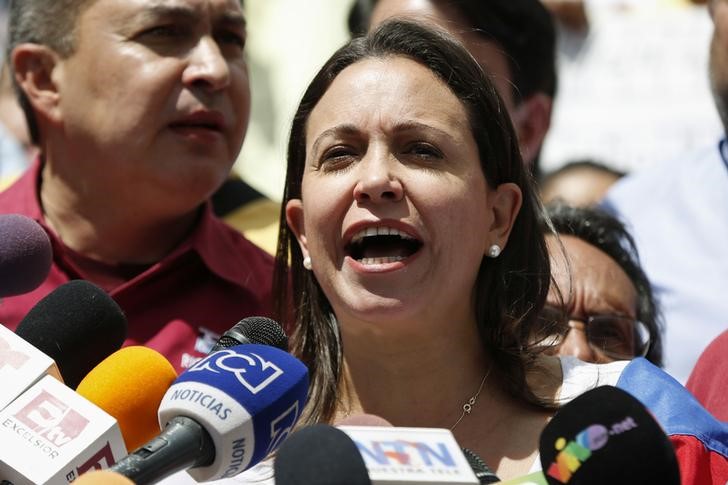 © Reuters. Líder da oposição venezuelana Maria Corina Machado