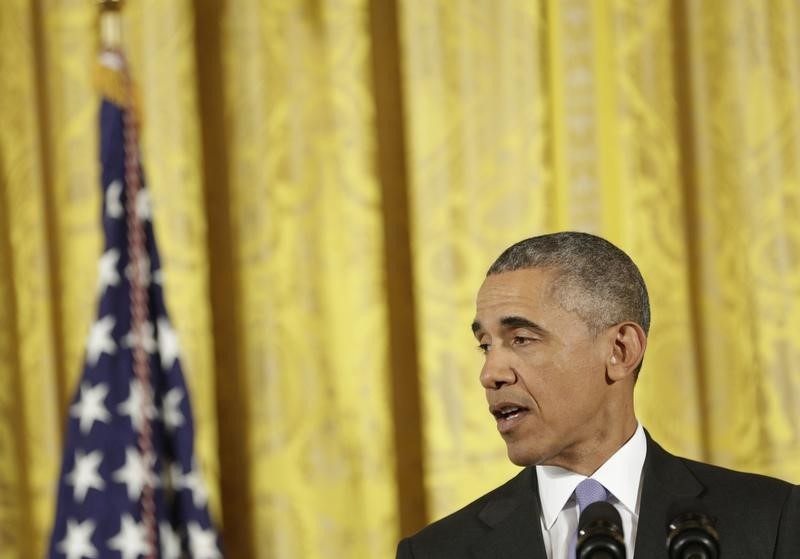 © Reuters. أوباما: طرح موضوع الأمريكيين المحتجزين في إيران كان سيعقد المحادثات 