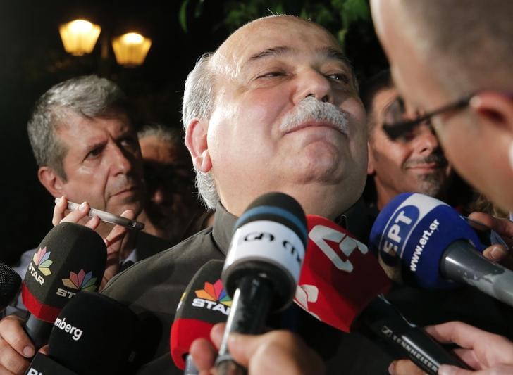 © Reuters. Ministro do Interior grego, Nikos Voutsis, em Atenas