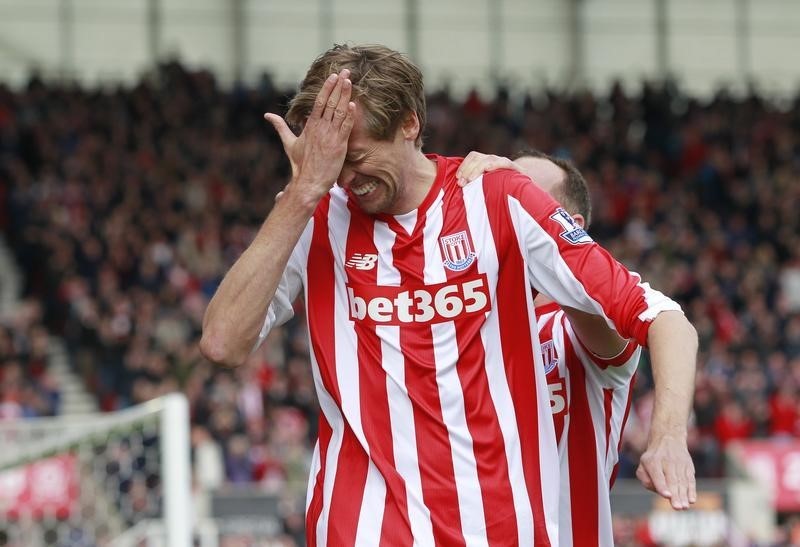 © Reuters. Stoke City v Liverpool - Barclays Premier League