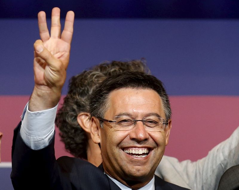© Reuters. Bartomeu, reelegido presidente del Barcelona
