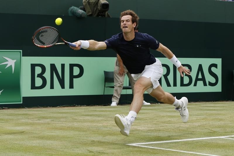 © Reuters. Great Britain v France - Davis Cup World Group Quarter Final