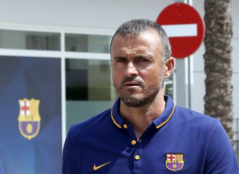 © Reuters. Técnico do Barcelona, Luis Enrique