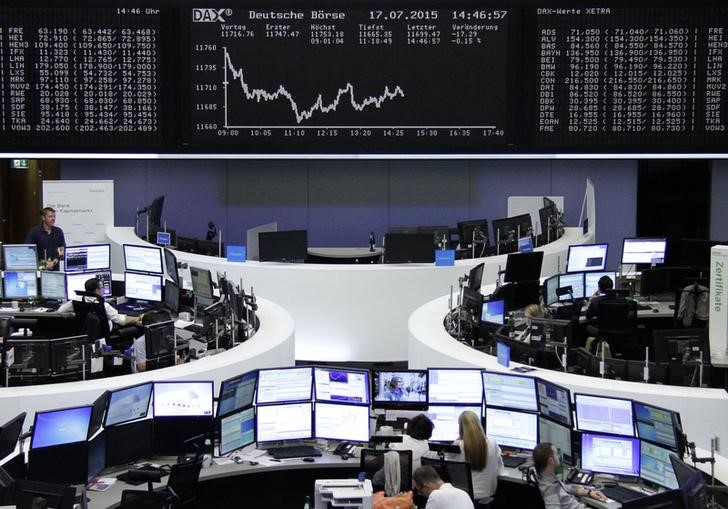 © Reuters. الأسهم الأوروبية ترتفع لأعلى مستوياتها في 6 أسابيع وصعود أو.سي.آي إن.في
