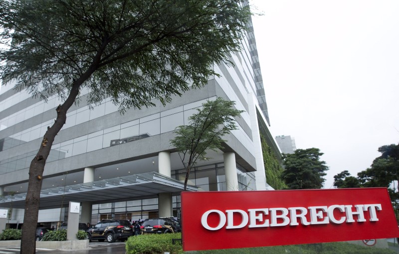 © Reuters. Prédio da construtora Odebrecht, em São Paulo