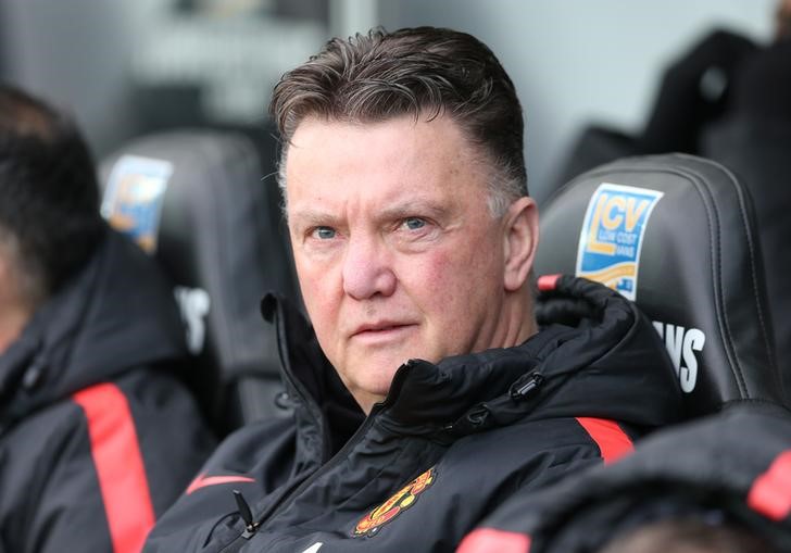 © Reuters. Técnico do Manchester United, Louis van Gaal