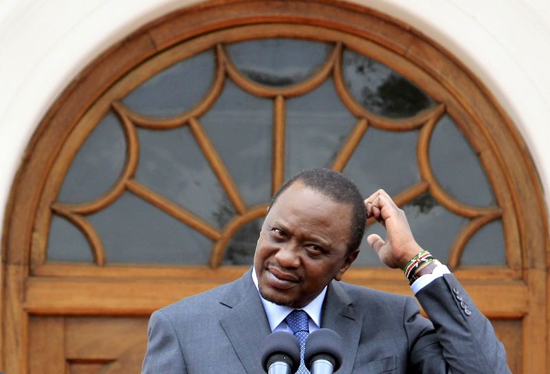 © Reuters. Presidente do Quênia, Uhuru Kenyatta, em Nairóbi