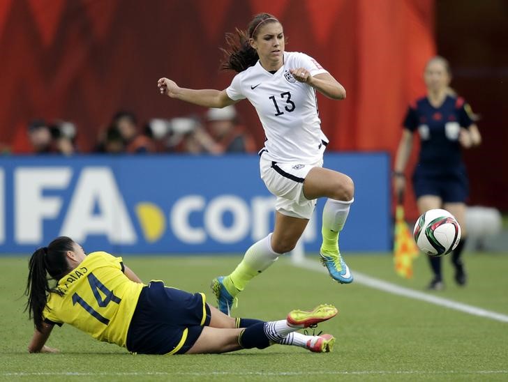 © Reuters. Soccer: Women's World Cup-United States at Colombia