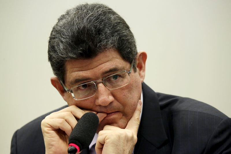 © Reuters. Ministro da Fazenda, Joaquim Levy, durante evento na Câmara dos Deputados, em Brasília