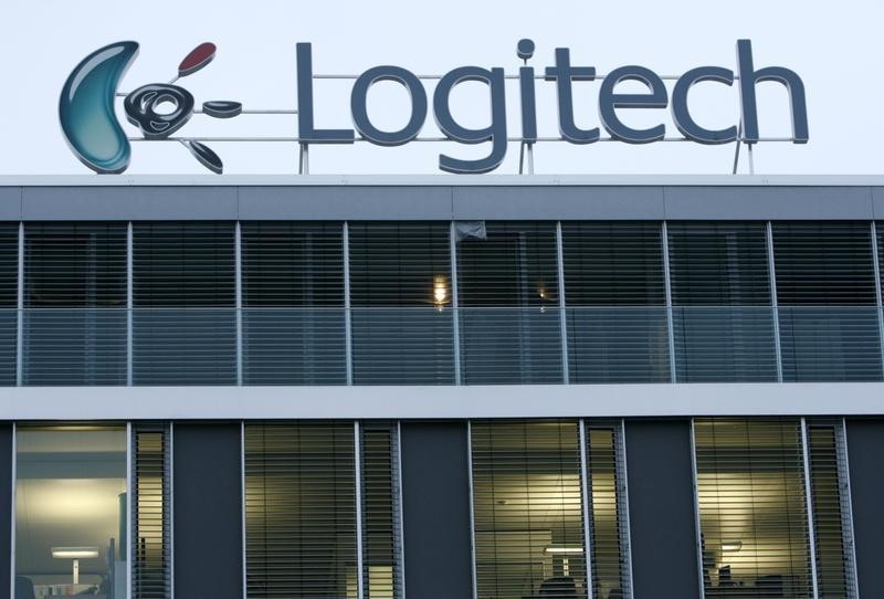 © Reuters. Logitech headquarters are pictured in Morges near Lausanne