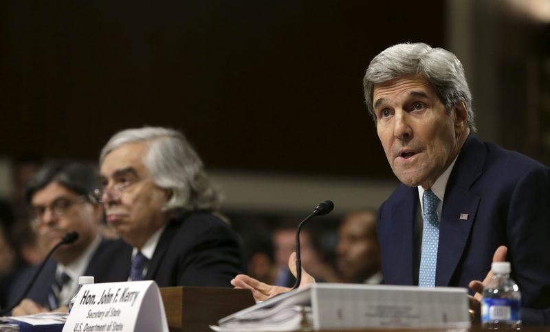 © Reuters. وزير: أمريكا تحتفظ بحق فرض عقوبات إضافية على إيران بشأن حقوق الإنسان
