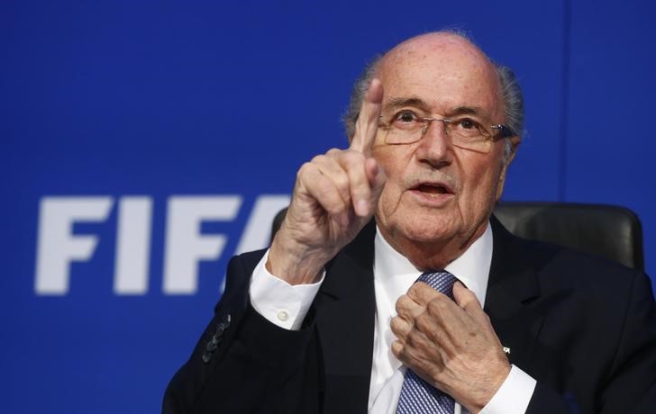 © Reuters. Presidente da Fifa, Joseph Blatter, em Zurique