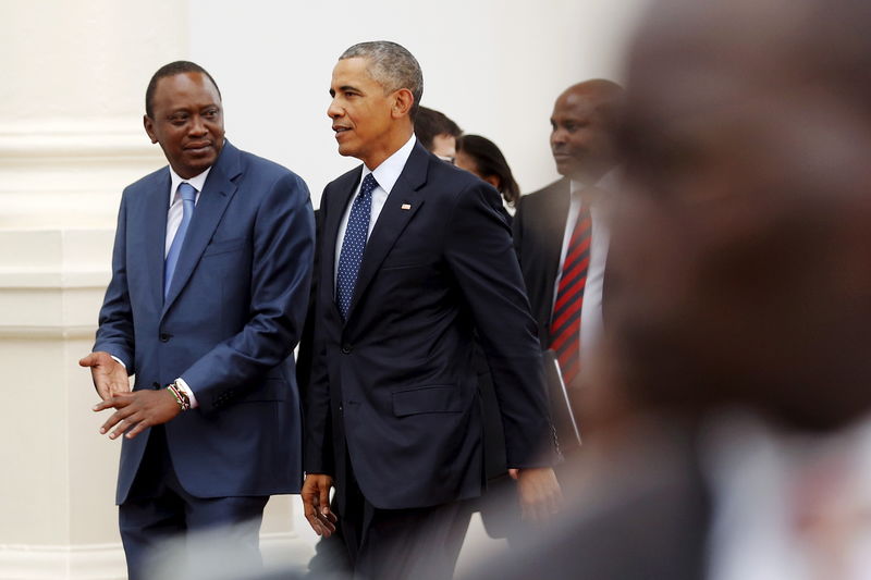 © Reuters. اوباما: رجال الاعمال في افريقيا يستطيعون إعطاء الأمل وتحقيق النمو