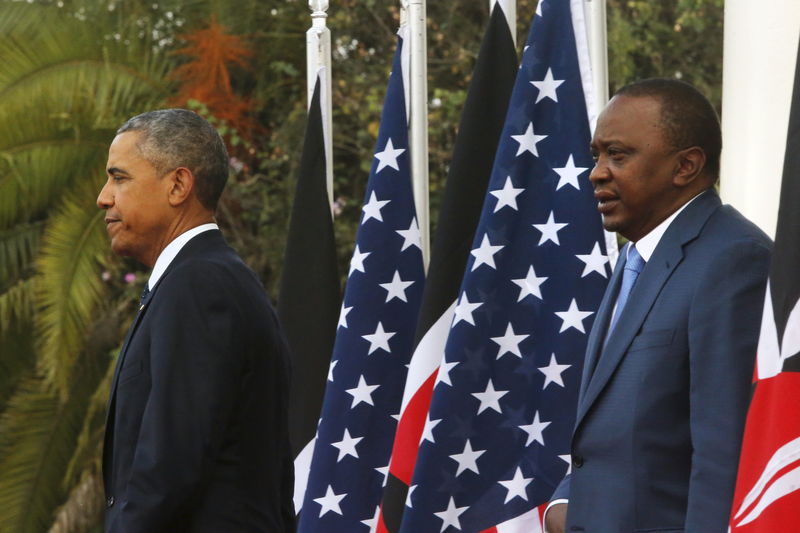 © Reuters. BARACK OBAMA SOUTIENT LE KENYA FACE AU TERRORISME