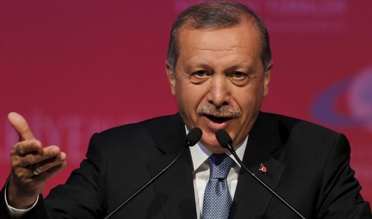 © Reuters. اردوغان يتعهد بعدم التراجع عن مكافحة الإرهاب