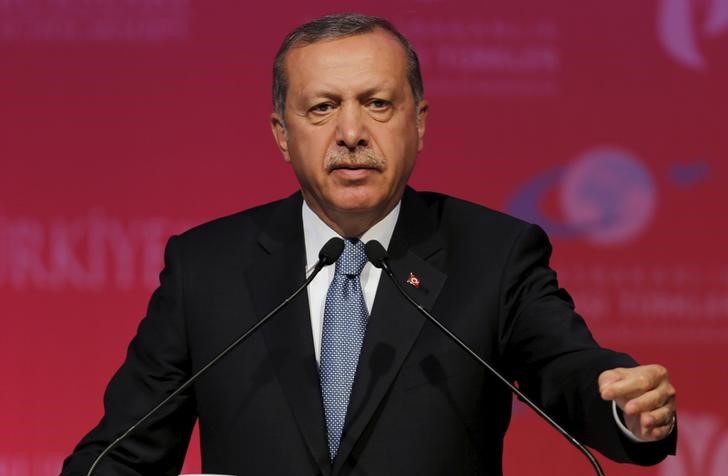 © Reuters. اردوغان :من المستحيل مواصلة عملية السلام مع المتشددين الأكراد