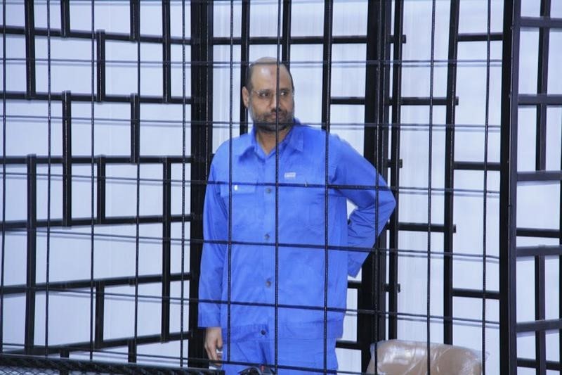 © Reuters. Un tribunal de Libia condena a muerte al hijo de Gadafi, Saif al-Islam 