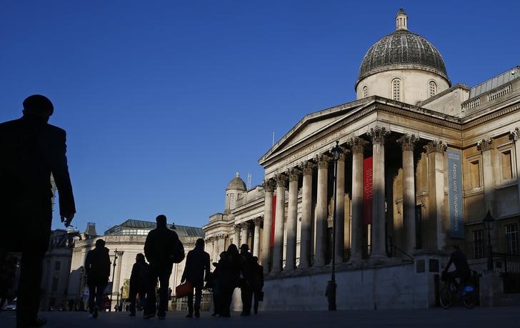 © Reuters. Galeria Nacional de Londres, na Trafalgar Square