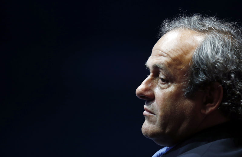 © Reuters. Presidente da Uefa, Michel Platini