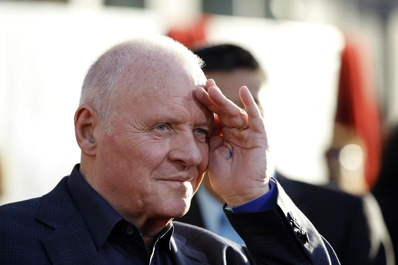 © Reuters. Ator Anthony Hopkins participa de um evento em Hollywood