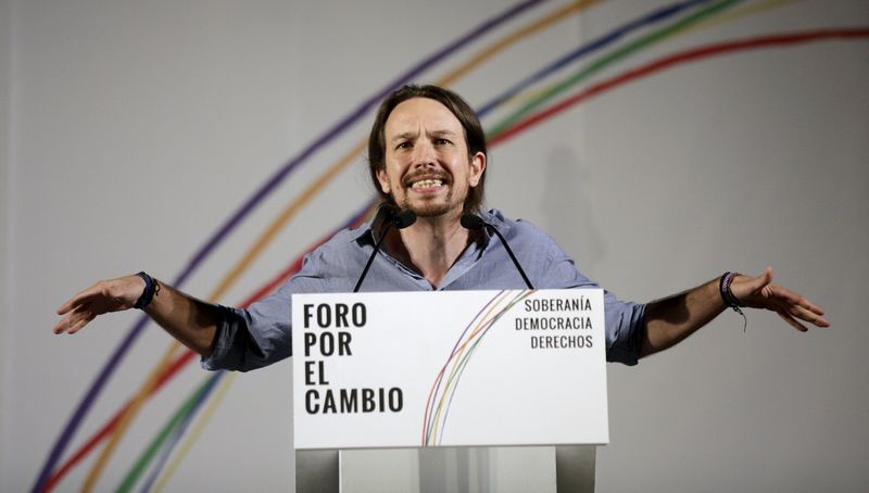 © Reuters. Podemos pierde apoyo en el País Vasco, donde seguiría ganando el PNV