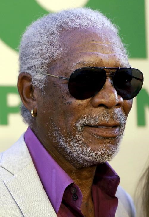 © Reuters. Morgan Freeman durante lançamento de filme em Nova York 