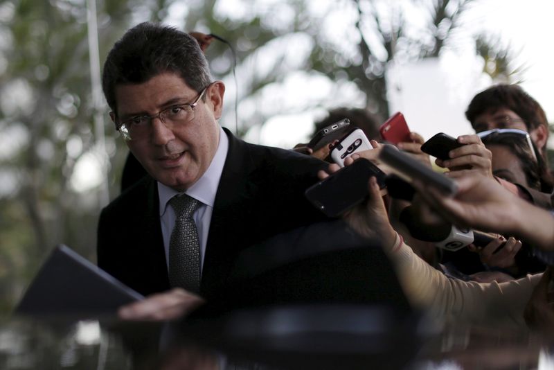 © Reuters. Ministro da Fazenda, Joaquim Levy, após reunião em Brasília