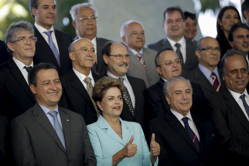 © Reuters. Dilma recebe governadores em Brasília